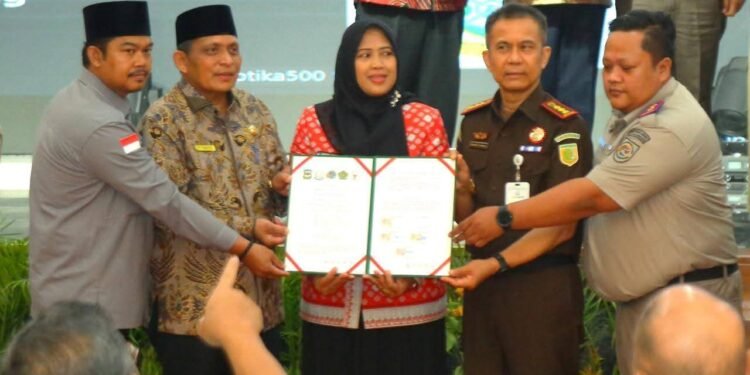 Pemko Pematangsiantar Tandatangani Nota Kesepahaman dan Perjanjian Kerja Sama Dukung Percepatan Pendaftaran Tanah Wakaf