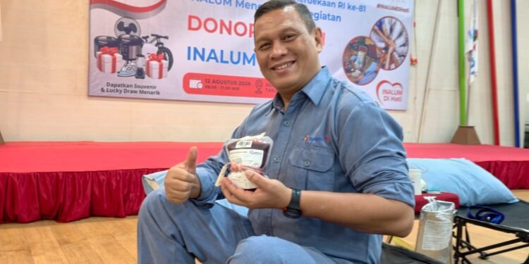 INALUM Sambut HUT RI ke-81 dengan Aksi Donor Darah, Himpun 626 Kantong Darah