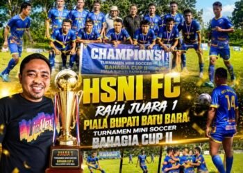 HNSI FC Batu Bara Juara I Mini Soccer Piala Bupati Batu Bara