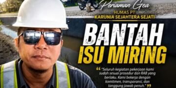Pekerjaan Proyek 17,7 Miliar di Nias Utara Sesuai RAB, Kata Humas PT. KSS