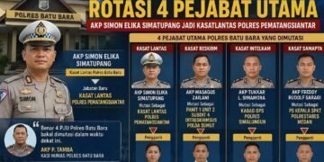 Mutasi Empat PJU Polres Batu Bara Segera Bergulir, AKP Simon Elika Simatupang Jabat Kasat Lantas Polres Pematangsiantar