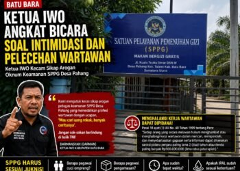 Ketua IWO Batu Bara: Jangan Intimidasi dan Lecehkan Wartawan, SPPG Harus Siap Diawasi