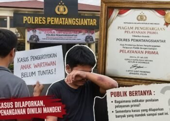 Publik Pertanyakan Penanganan Kasus Pengeroyokan Anak Wartawan, Polres Pematangsiantar Justru Raih Penghargaan Pelayanan Prima