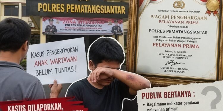 Publik Pertanyakan Penanganan Kasus Pengeroyokan Anak Wartawan, Polres Pematangsiantar Justru Raih Penghargaan Pelayanan Prima