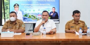 Dinas Kominfo Pematangsiantar Bahas Rancangan Perwa Penyelenggaraan Pematangsiantar Smart City