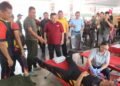 Wali Kota Wesly Hadiri Baksoskes Sambut HUT ke-81 TNI di Wilayah Kodim 0207/Simalungun