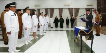 Atas Nama Wali Kota Wesly, Sekda Junaedi Lantik 116 Pejabat Administrasi dan Fungsional Pemko Pematangsiantar