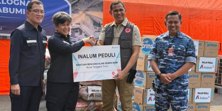 Solidaritas Jadi Aksi Nyata, INALUM Kirim Bantuan dan Relawan untuk Korban Gempa NTT