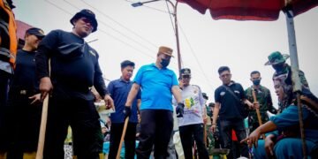 Bupati Batu Bara Turun Tangan, Gerakkan Forkopimda dan Warga Bersihkan Tanjung Tiram