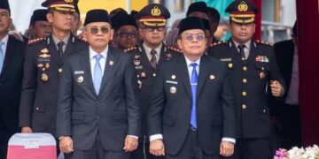 Wali Kota Wesly Hadiri Upacara Peringatan Hari Kesaktian Pancasila di Tugu Letda Sudjono Bandar Betsy