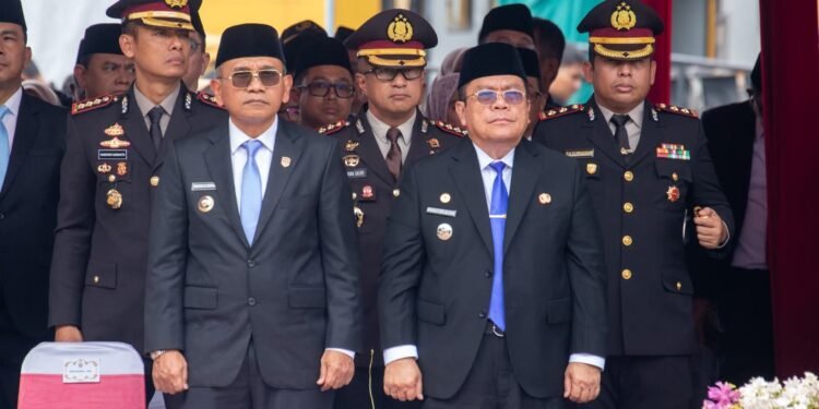 Wali Kota Wesly Hadiri Upacara Peringatan Hari Kesaktian Pancasila di Tugu Letda Sudjono Bandar Betsy