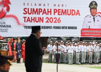 Wali Kota Wesly Silalahi Pembina Upacara Peringatan Hari Sumpah Pemuda