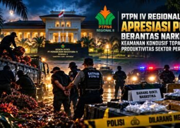 PTPN IV Regional 2 Apresiasi Polri Berantas Narkotika, Keamanan Kondusif Topang Produktivitas Sektor Perkebunan