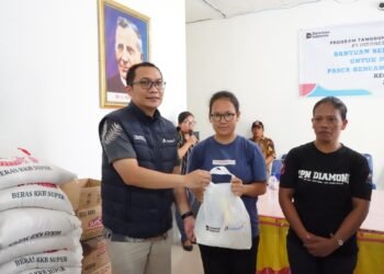 INALUM Salurkan Bantuan kepada 46 KK Terdampak Puting Beliung di Kabupaten Toba