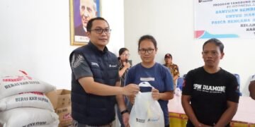 INALUM Salurkan Bantuan kepada 46 KK Terdampak Puting Beliung di Kabupaten Toba