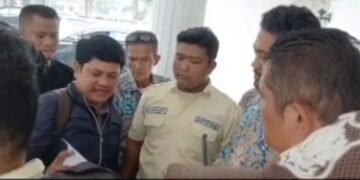 Sempat Ricuh dengan Satpam, Mahasiswa FKM-SU Desak BBWS Sumatera II dan Kejati Sumut Usut Dugaan Penyimpangan Proyek Irigasi Labuhanbatu